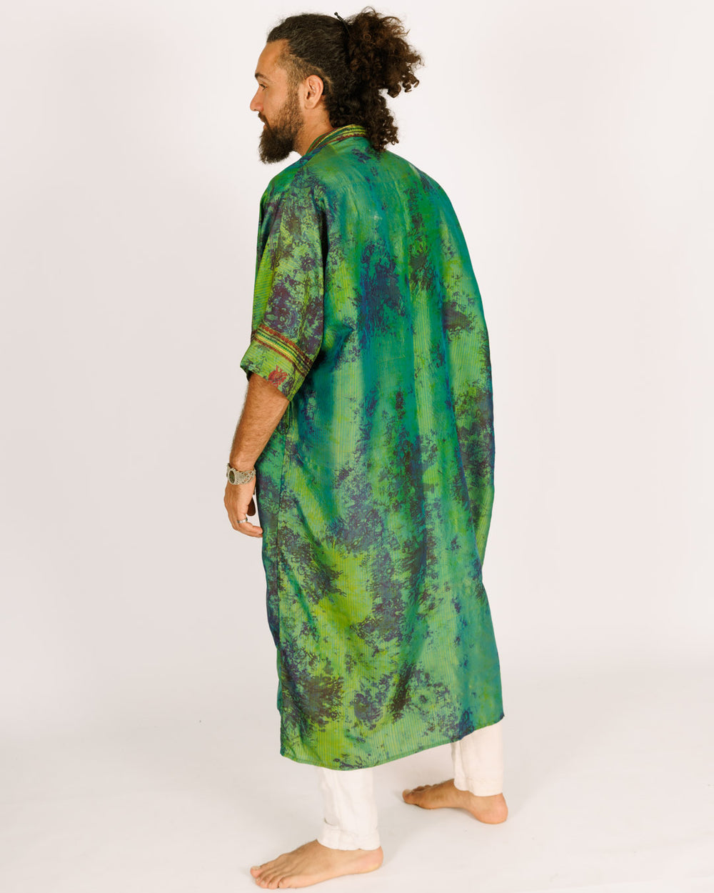 קימונו טאי דאי ירוק לגבר
