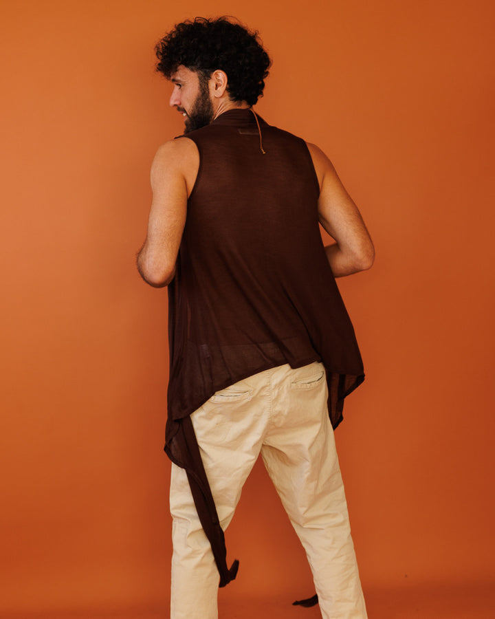 וסט ויסקוז לייקרה חום לגבר