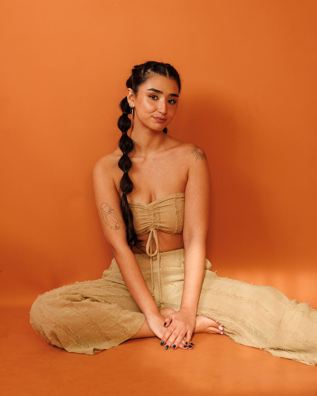 מכנס ארוך, כותנת פרנזים חאקי