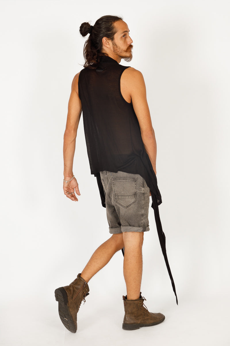 וסט ויסקוז לייקרה שחור לגבר